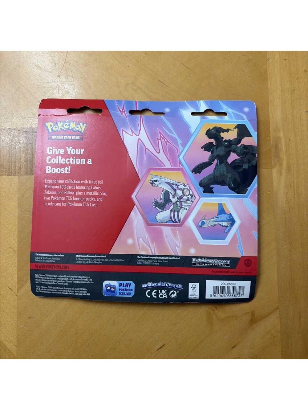 POKEMON Enhanced 2 Pack Blister Pack w/Latios, Zekrom & Palkia Journey Destined - Picture 4 of 6